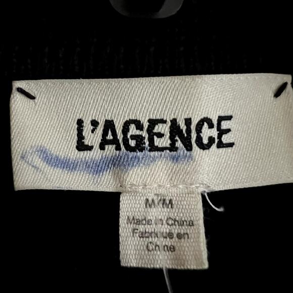 l'agence Sofia Knit Blazer black size M J1 - Picture 4 of 7